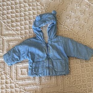 Gap baby Blue Hooded Jacket with ears